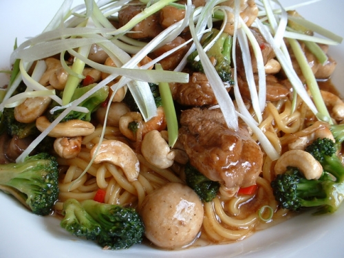 Sesame Duck With Noodles